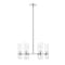 Z-Lite Datus 6 Light Chandelier, Polished Nickel & Clear 4008-6PN - alternate 7